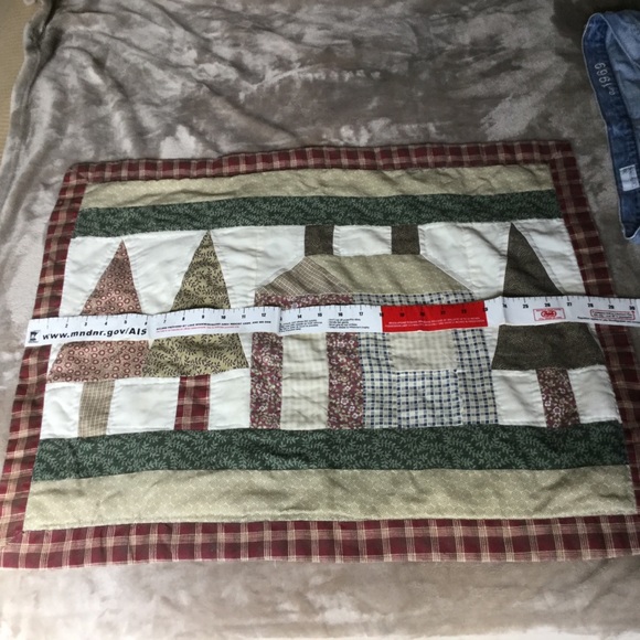 🎣Pillow Case Gone Fishing Cabin in Woods Sham Rustic 20 X 26 VNPLC - Picture 9 of 16